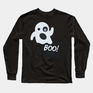 Happy Halloween cute ghost Long Sleeve T-Shirt